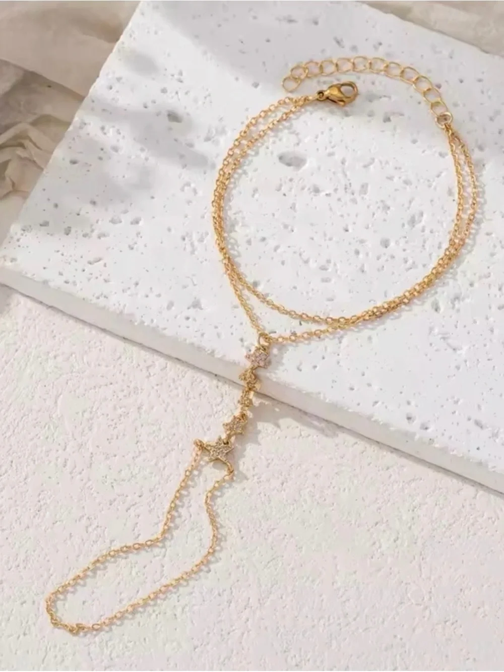 Anthropologie gold tone